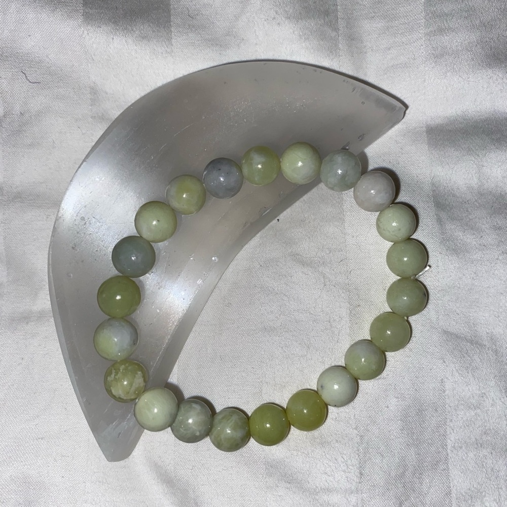 Lantian Green Jade Bracelet